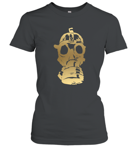 Cool Gold Gas Mask T Shirt Women T-Shirt