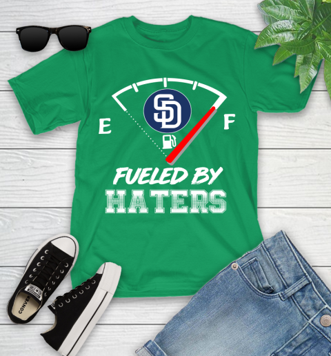San Diego Padres MLB Baseball Fueled By Haters Sports Youth T-Shirt 8