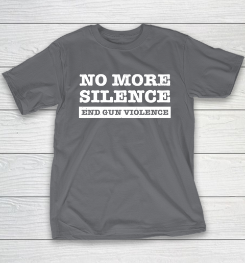 End Gun Violence Shirt Wear Orange Anti Gun No More Silence Youth T-Shirt 6