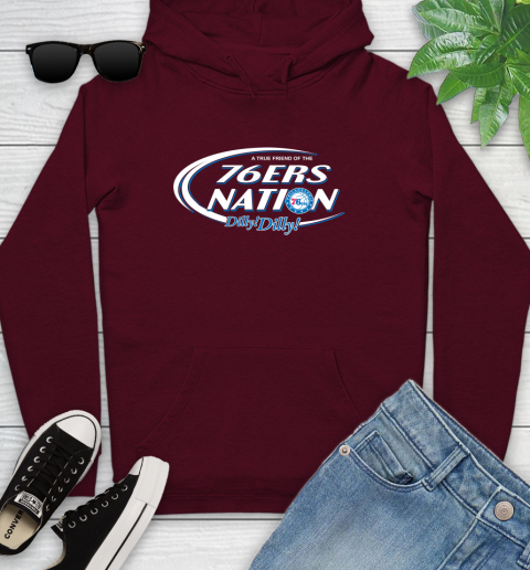 NBA A True Friend Of The Philadelphia 76ers Dilly Dilly Basketball Sports Youth Hoodie 7