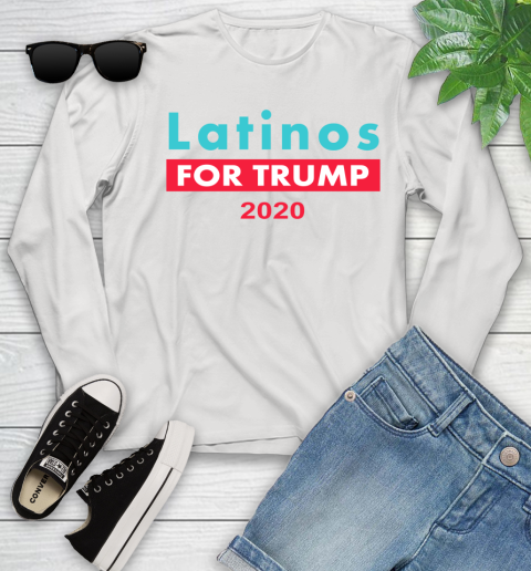Latinos Trump 2020 Youth Long Sleeve