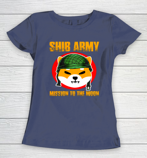 Shiba Army Shiba Inu Coin Crypto Token Cryptocurrency Wallet Women's T-Shirt 16