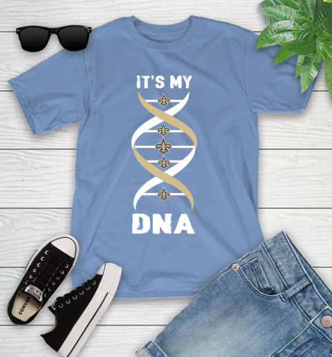 New Orleans Saints NFL Football It's My DNA Sports Youth T-Shirt 15