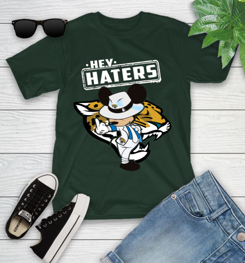 NFL Hey Haters Mickey Football Sports Jacksonville Jaguars Youth T-Shirt 5