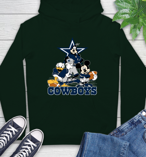 NFL Dallas Cowboys Mickey Mouse Donald Duck Goofy Football Shirt Hoodie 12