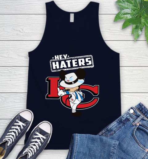 NFL Hey Haters Mickey Football Sports Kansas City Chiefs Tank Top 2