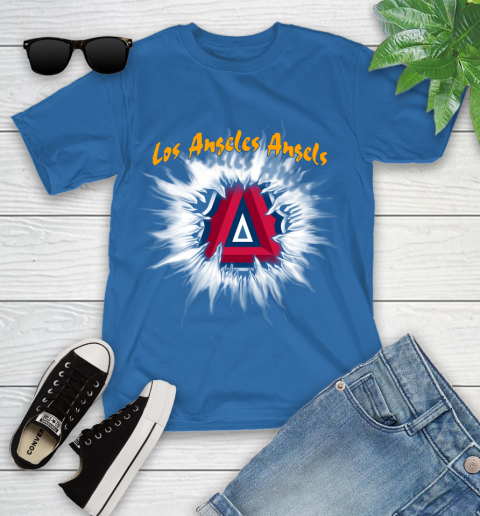Los Angeles Angels MLB Baseball Adoring Fan Rip Sports Youth T-Shirt 12