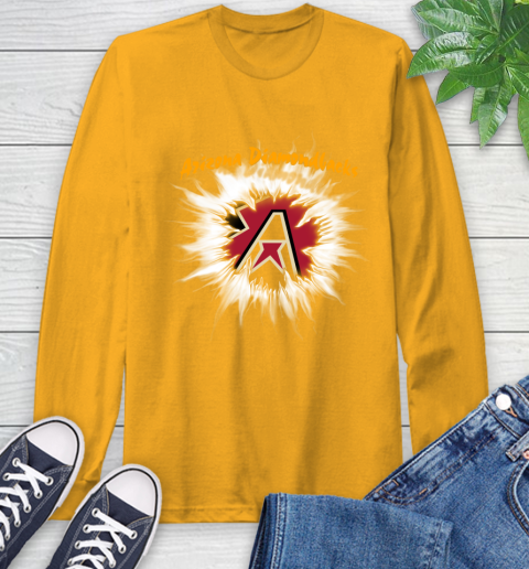Arizona Diamondbacks MLB Baseball Adoring Fan Rip Sports Long Sleeve T-Shirt 2