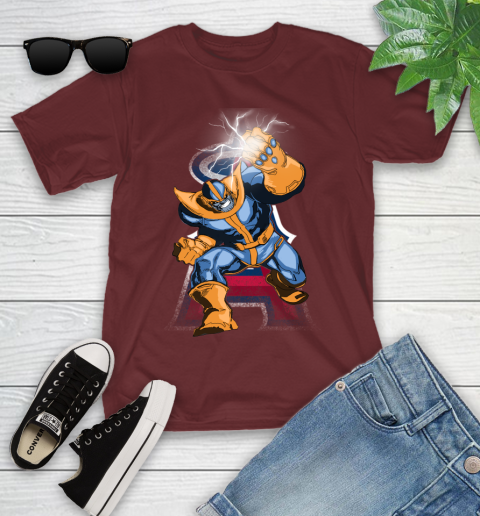 Los Angeles Angels MLB Baseball Thanos Avengers Infinity War Marvel Youth T-Shirt 14