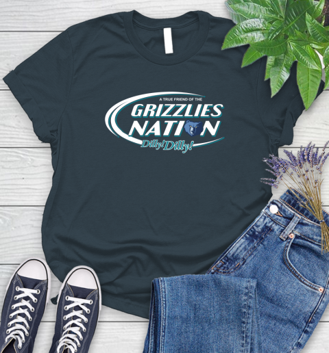 NBA A True Friend Of The Memphis Grizzlies Dilly Dilly Basketball Sports Women's T-Shirt 11