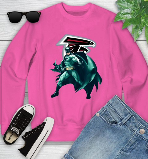 Nfl Batman Football Sports Atlanta Falcons Youth Sweatshirt