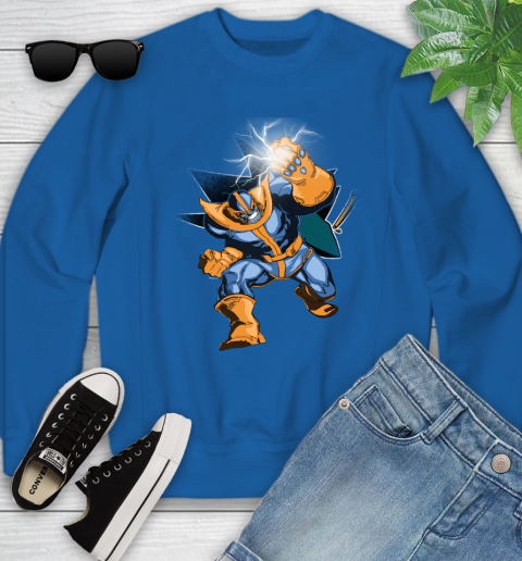 San Jose Sharks NHL Hockey Thanos Avengers Infinity War Marvel Youth Sweatshirt 7