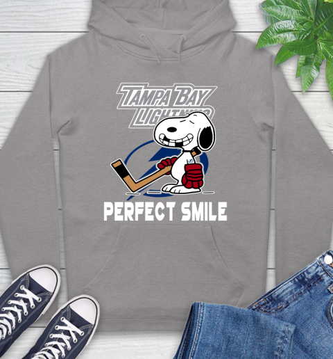NHL Tampa Bay Lightning Snoopy Perfect Smile The Peanuts Movie Hockey T Shirt Hoodie 6