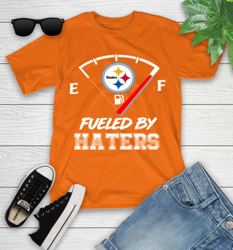 Pittsburgh Steelers NFL Football Fueled By Haters Sports Youth T-Shirt 9