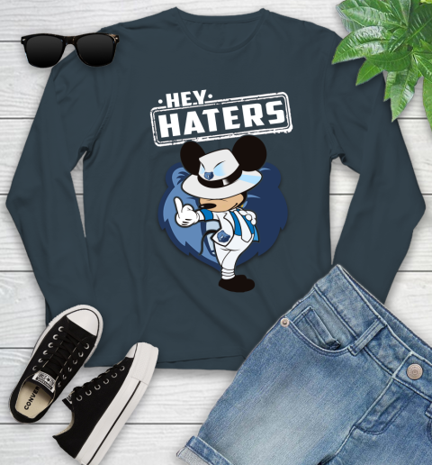 NBA Hey Haters Mickey Basketball Sports Memphis Grizzlies Youth Long Sleeve 9