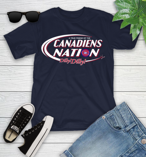 NHL A True Friend Of The Montreal Canadiens Dilly Dilly Hockey Sports Youth T-Shirt 2