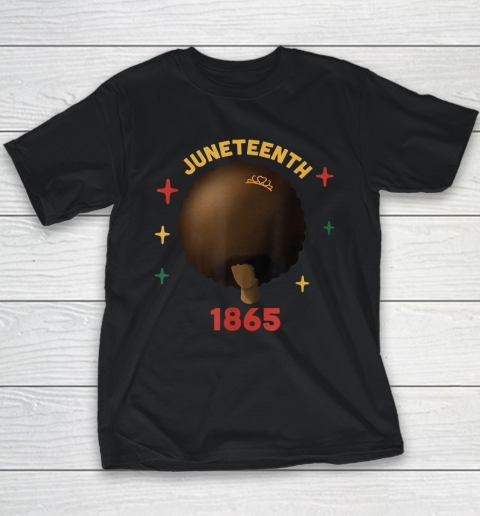 Black History Pride Juneteenth June 19 My Independence Day Youth T-Shirt