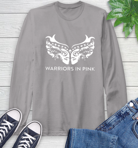 Ford cares warriors in pink shirt Long Sleeve T-Shirt 6
