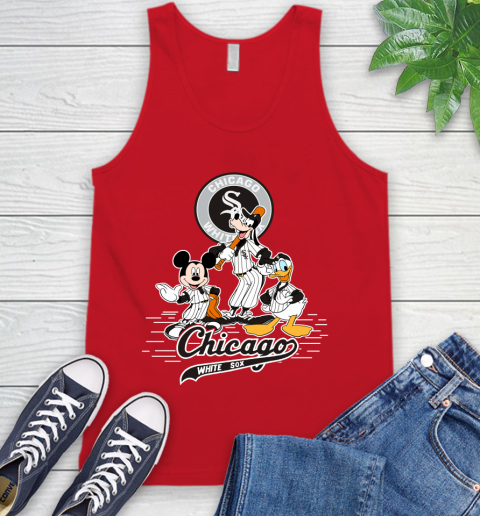 MLB Chicago White Sox Mickey Mouse Donald Duck Goofy Baseball T Shirt Tank Top 5