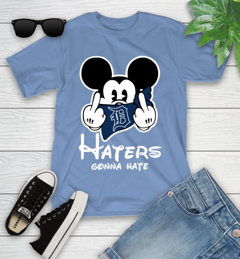 MLB Detroit Tigers Gonna Hate Mickey Mouse Disney Baseball T Shirt_000 Youth T-Shirt 15