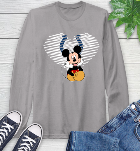 NFL Indianapolis Colts The Heart Mickey Mouse Disney Football T Shirt_000 Long Sleeve T-Shirt 6