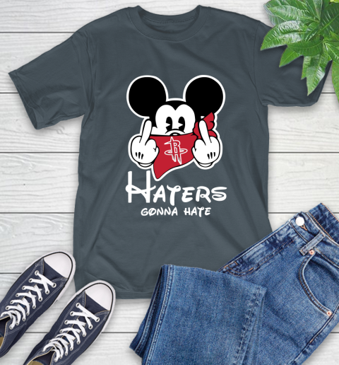 NBA Houston Rockets Haters Gonna Hate Mickey Mouse Disney Basketball T Shirt T-Shirt 10