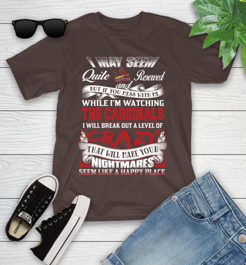 St.Louis Cardinals MLB Baseball Don't Mess With Me While I'm Watching My Team Youth T-Shirt 7