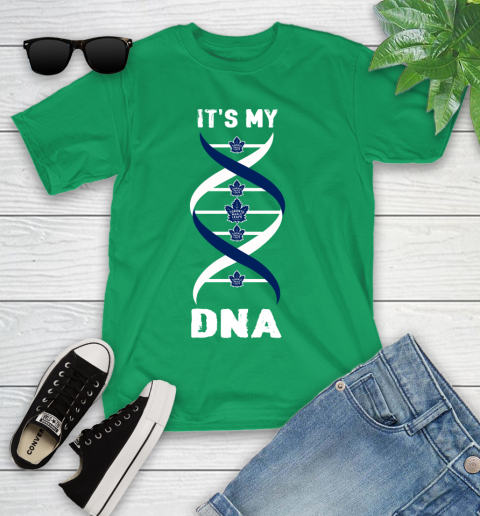 Toronto Maple Leafs NHL Hockey It's My DNA Sports Youth T-Shirt 8