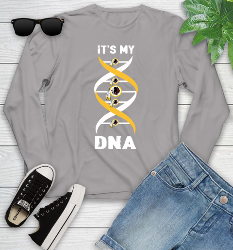 Washington Redskins NFL Football It's My DNA Sports Youth Long Sleeve 5