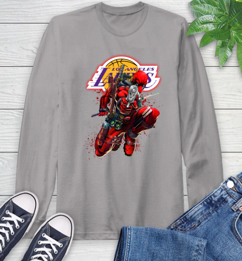 lakers long sleeve t shirt