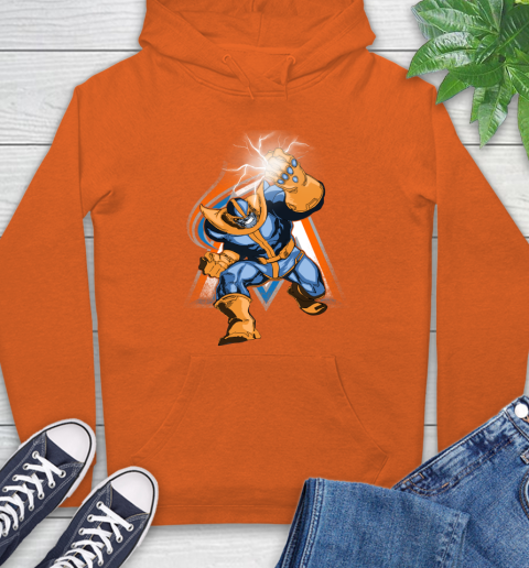 Miami Marlins MLB Baseball Thanos Avengers Infinity War Marvel Hoodie 4