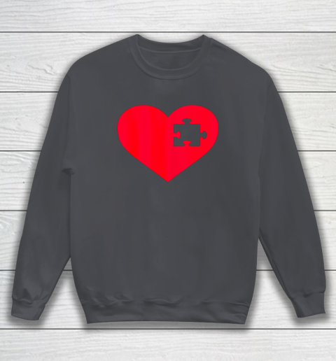 Family Valentine Insert Heart Gift Sweatshirt 3