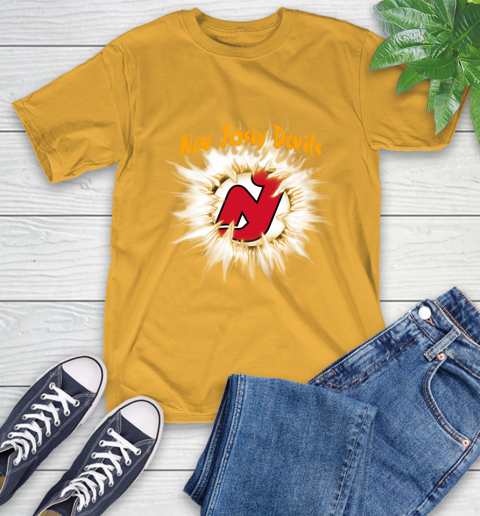 New Jersey Devils NHL Hockey Adoring Fan Rip Sports T-Shirt 2
