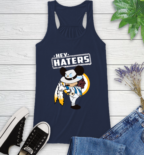 NFL Hey Haters Mickey Football Sports Washington Redskins Racerback Tank 9