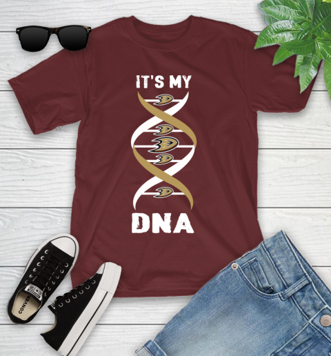 Anaheim Ducks NHL Hockey It's My DNA Sports Youth T-Shirt 14