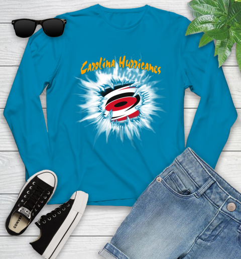 Carolina Hurricanes NHL Hockey Adoring Fan Rip Sports Youth Long Sleeve 8