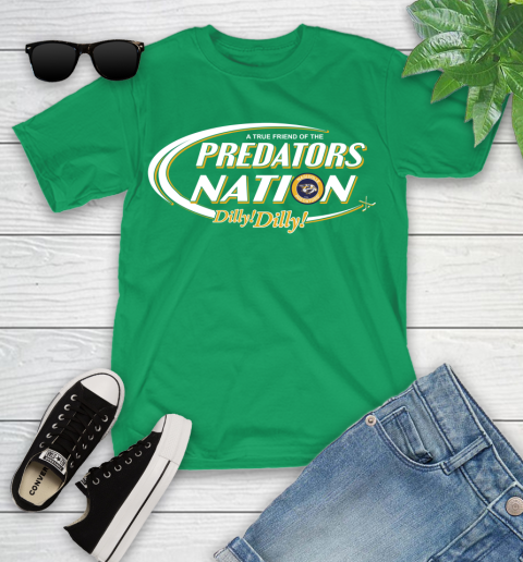 NHL A True Friend Of The Nashville Predators Dilly Dilly Hockey Sports Youth T-Shirt 8