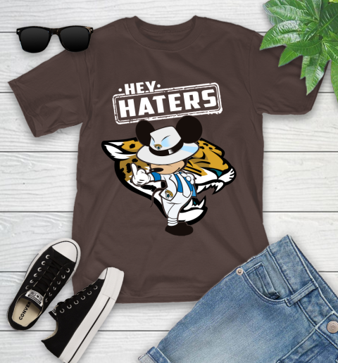 NFL Hey Haters Mickey Football Sports Jacksonville Jaguars Youth T-Shirt 7