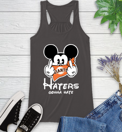 MLB San Francisco Giants Haters Gonna Hate Mickey Mouse Disney Baseball T Shirt_000 Racerback Tank 11