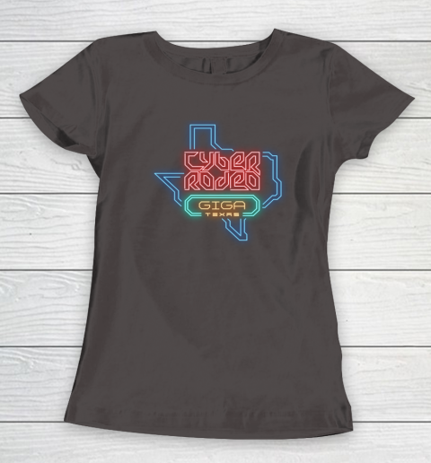 Cyber Rodeo Shirt Elon Musk Giga Texas Tesla Event Women's T-Shirt 5