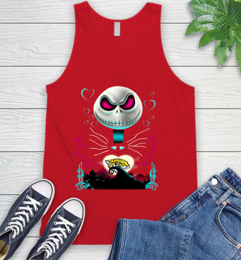 NFL Jacksonville Jaguars Jack Skellington Sally The Nightmare Before Christmas Football Tank Top 5