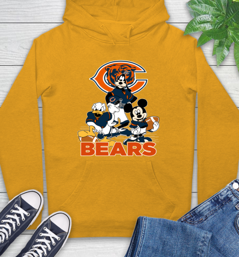NFL Chicago Bears Mickey Mouse Donald Duck Goofy Football Shirt Hoodie 2