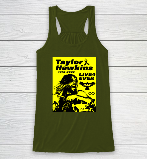 Taylor Hawkins Shirt RIP Foo Fighters Drummer 1972  2022 Racerback Tank 2