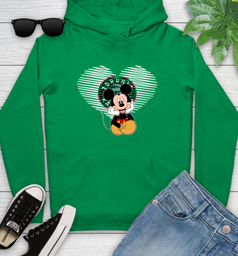 NBA Toronto Raptors The Heart Mickey Mouse Disney Basketball Youth Hoodie 9
