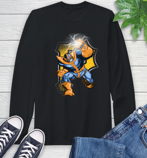 Pittsburgh Pirates MLB Baseball Thanos Avengers Infinity War Marvel Long Sleeve T-Shirt