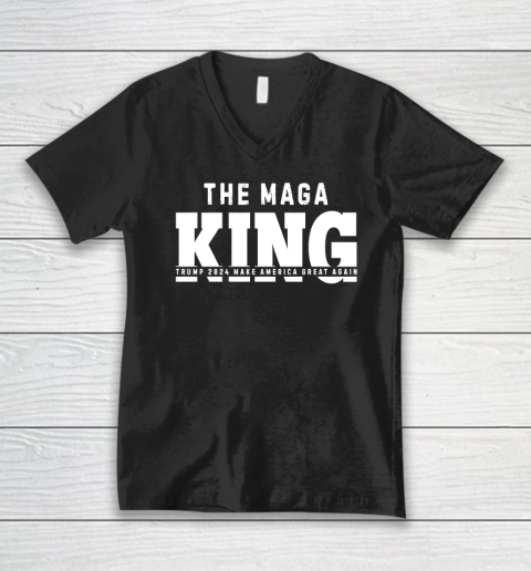 The Great Mage King Shirt Trump 2024 Make America Great Again V-Neck T-Shirt