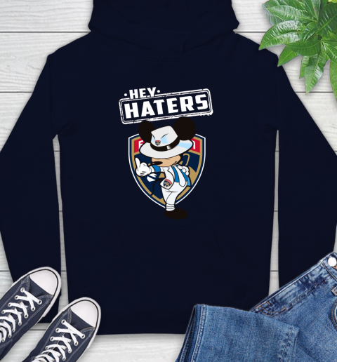 NHL Hey Haters Mickey Hockey Sports Florida Panthers Hoodie 3