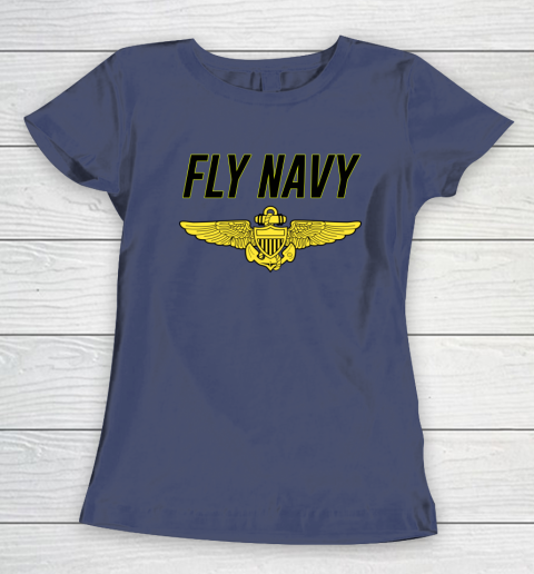Fly Navy Shirt Pilot Wings Women's T-Shirt 16