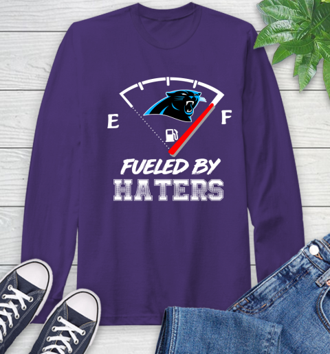 Carolina Panthers NFL Football Fueled By Haters Sports Long Sleeve T-Shirt 5
