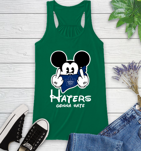 NHL Toronto Maple Leafs Haters Gonna Hate Mickey Mouse Disney Hockey T Shirt Racerback Tank 6